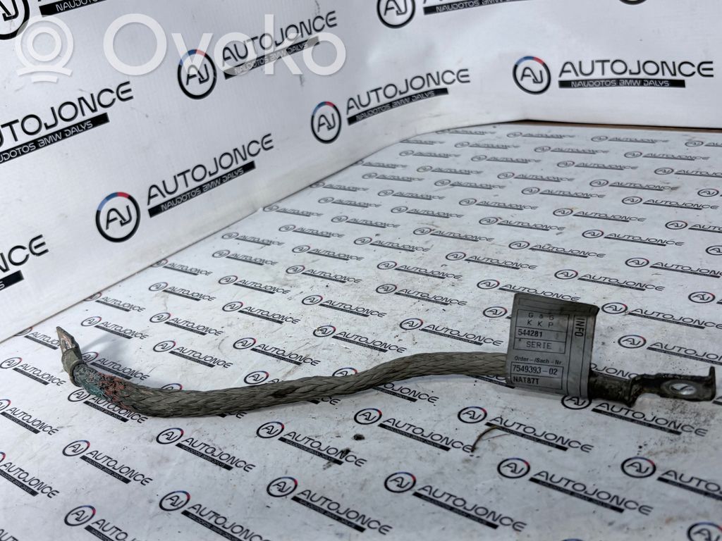 Negative earth cable (battery)   7549393,NAT87T