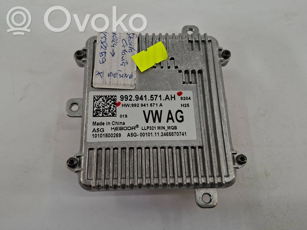Skoda Octavia Mk4 Module de ballast de phare Xenon 