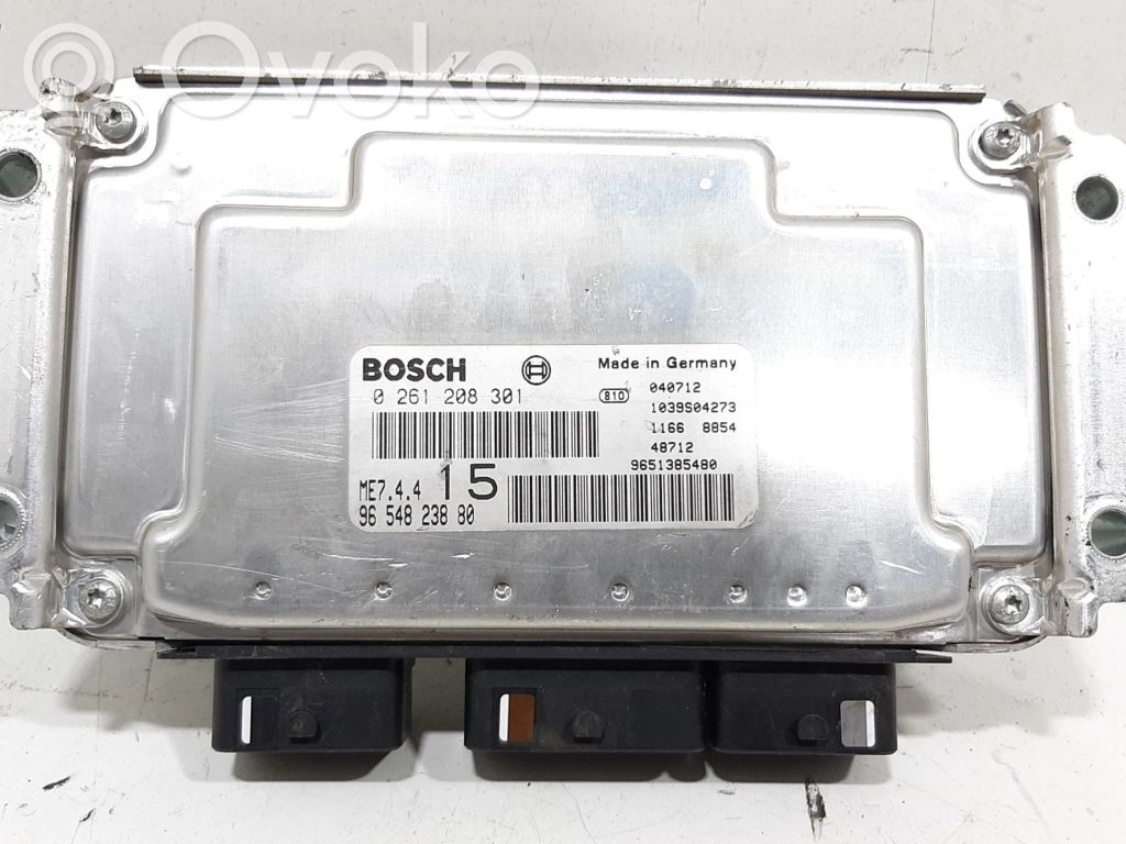 Engine control unit/module   0261208301,9654823880