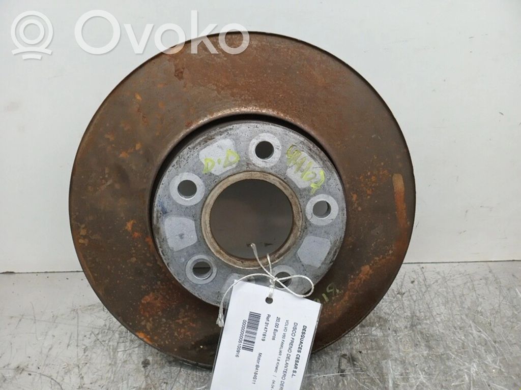 Volvo V50 Etujarrulevy 