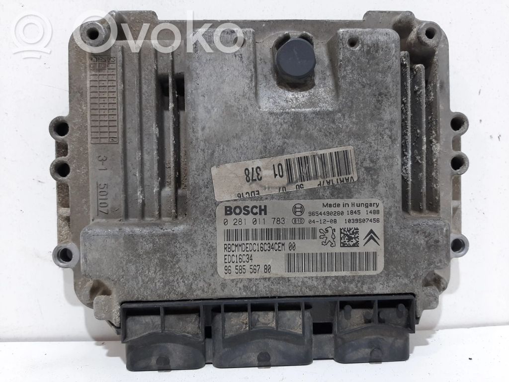 Peugeot 206 Engine control unit/module 