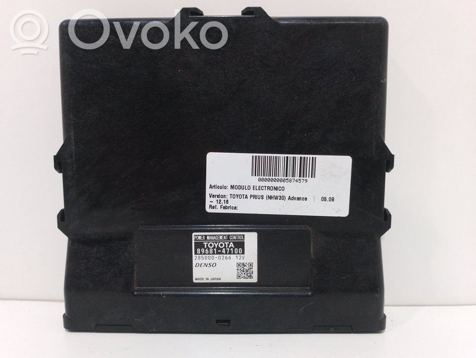 Altre centraline/moduli   8968147100,2850000266