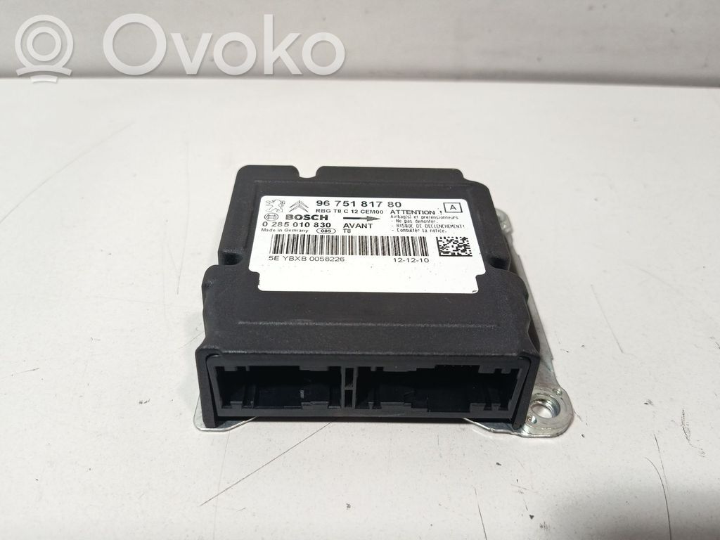 Centralina/modulo airbag   9675181780