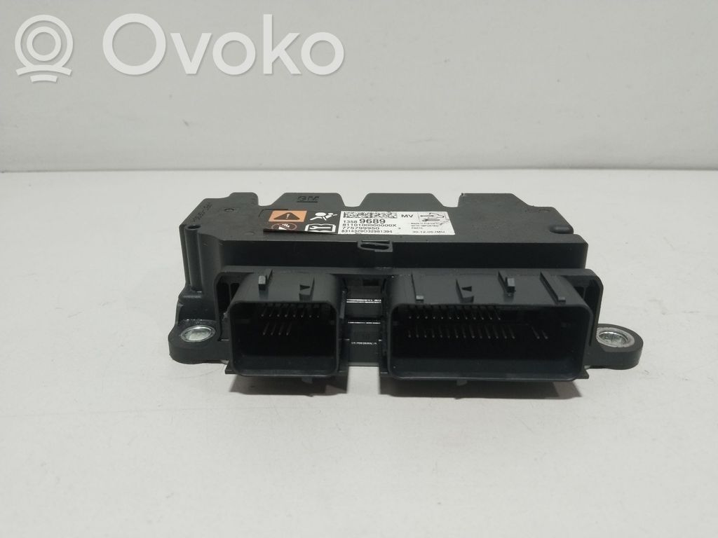 Opel Meriva B Centralina/modulo airbag 