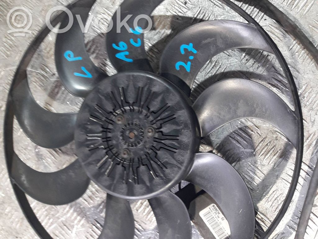 Audi A6 S6 C6 4F Ventilatore di raffreddamento elettrico del radiatore 