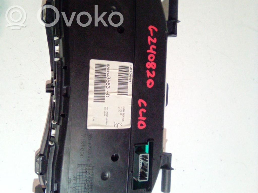 Renault Clio III Velocímetro (tablero de instrumentos) 