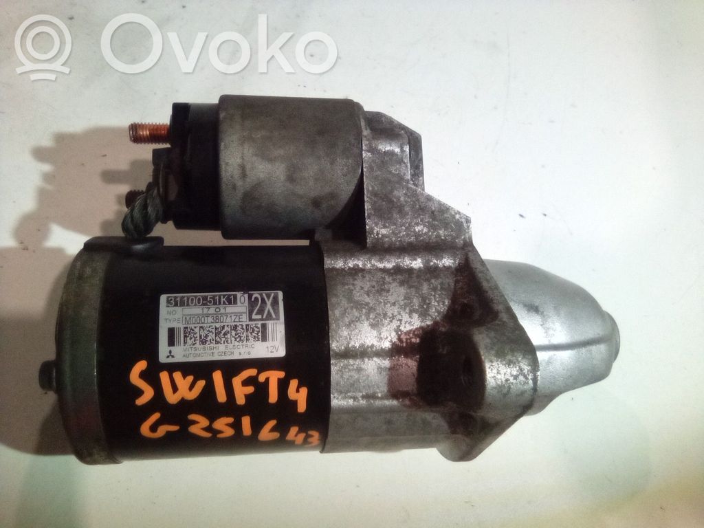 Suzuki SX4 Motor de arranque 
