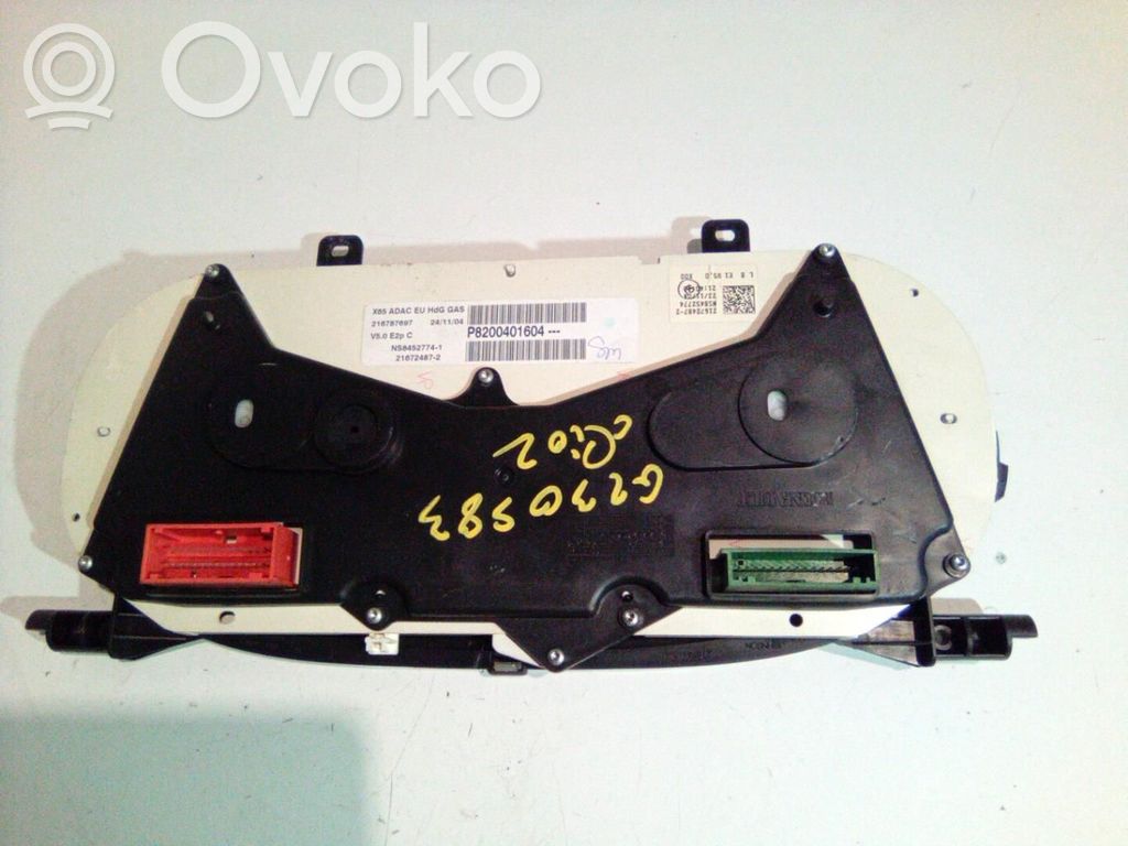 Renault Clio II Nopeusmittari (mittaristo) 
