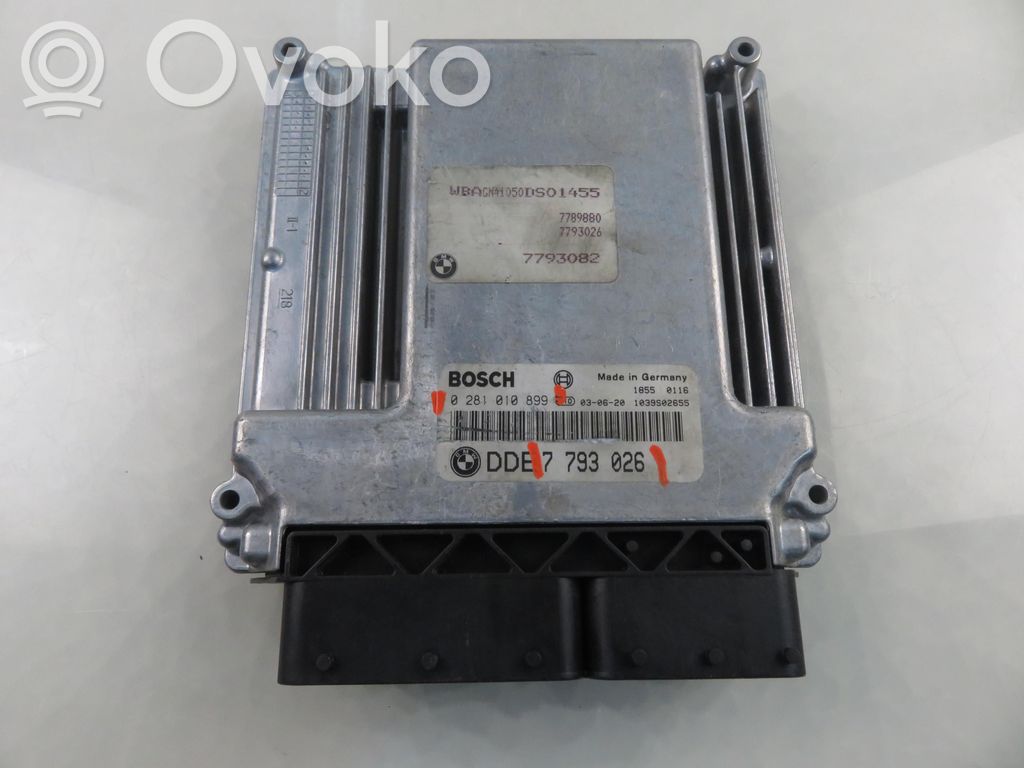 BMW 7 E65 E66 Engine control unit/module 