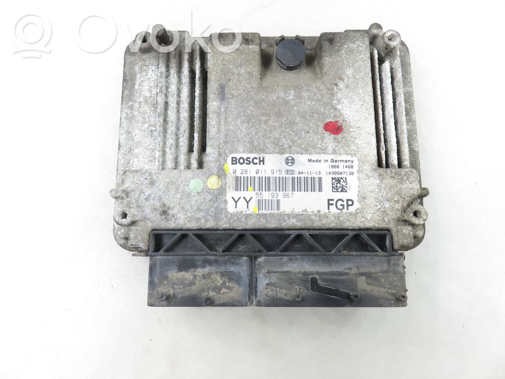 Opel Vectra C Engine control unit/module 