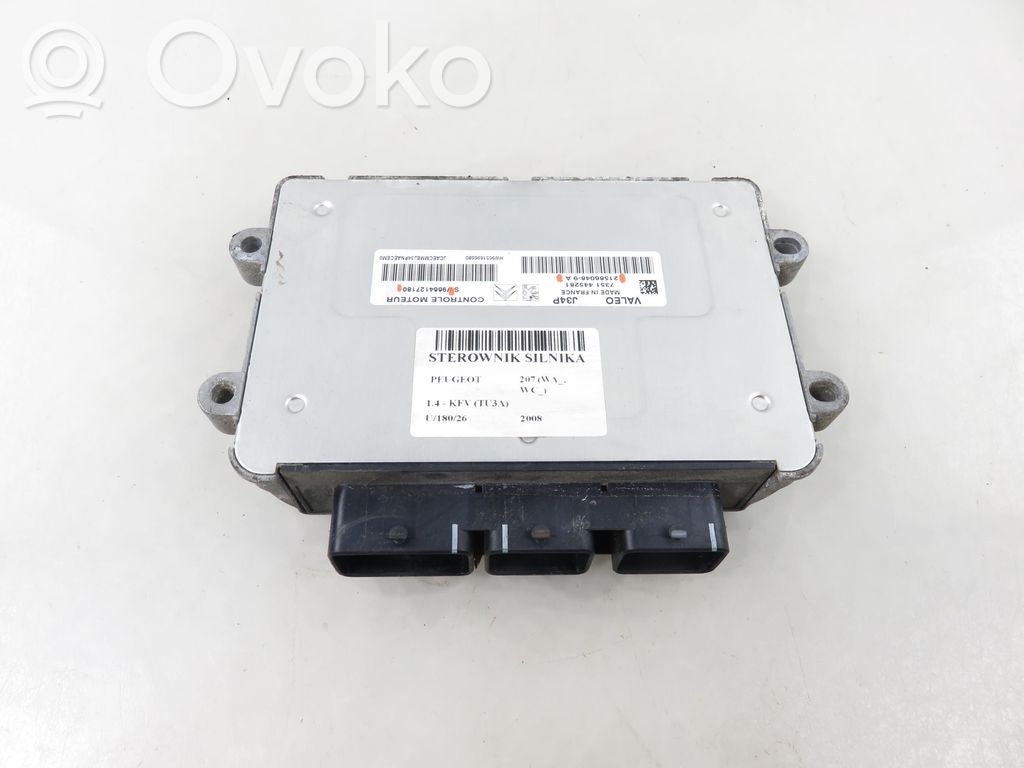 Peugeot 207 Engine control unit/module 