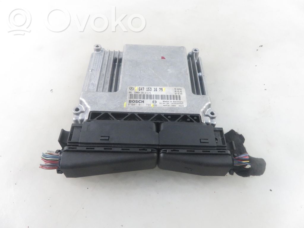 Mercedes-Benz E AMG W211 Engine control unit/module 