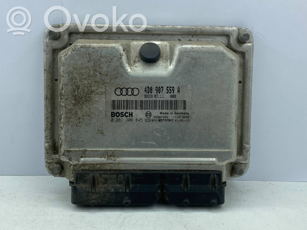 Engine control unit/module   4D0907559A,26SA7336,0261206845