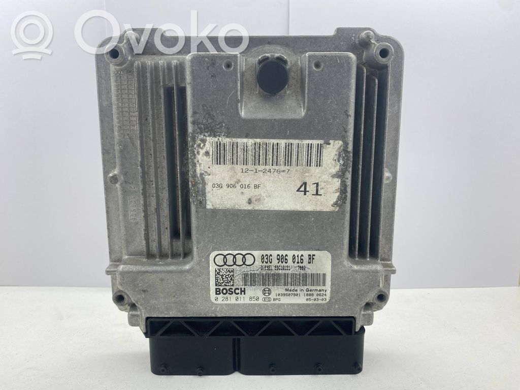 Unidad de control/módulo del motor   03G906016BF,0281011850