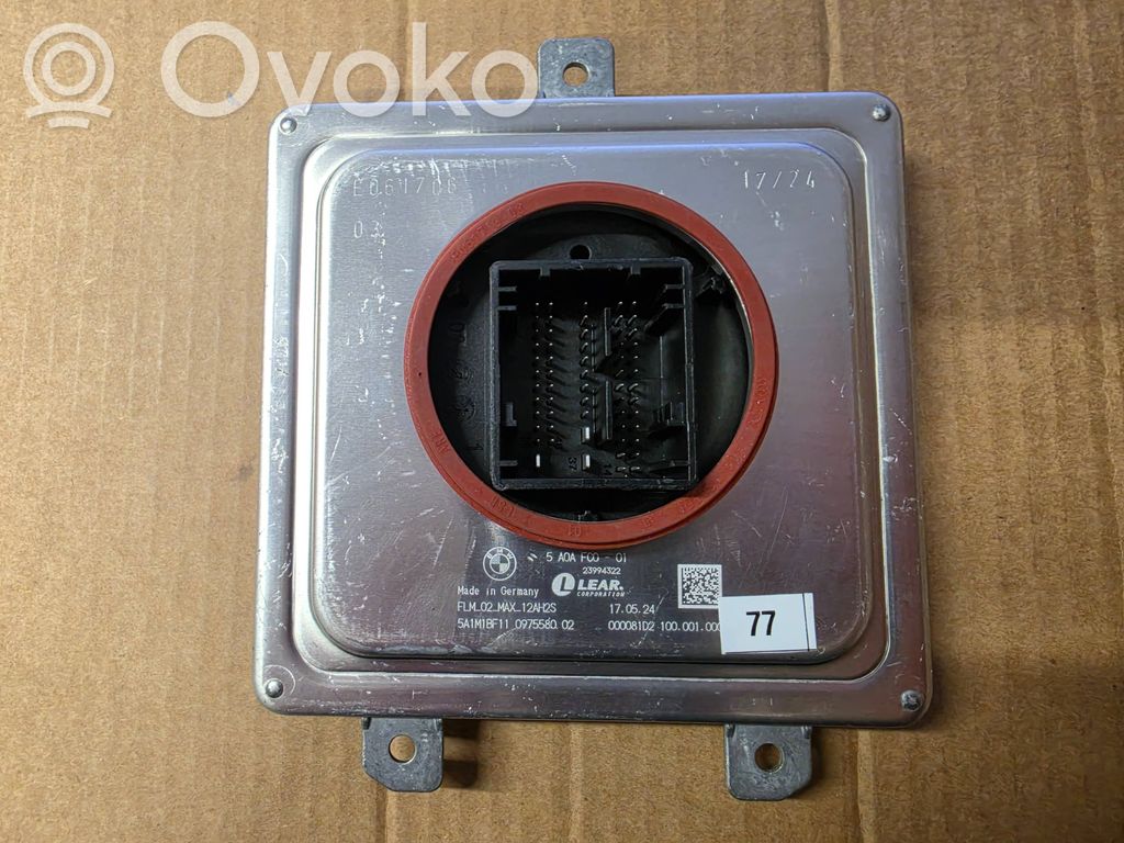 BMW 5 G30 G31 G38 LED ballast control module 