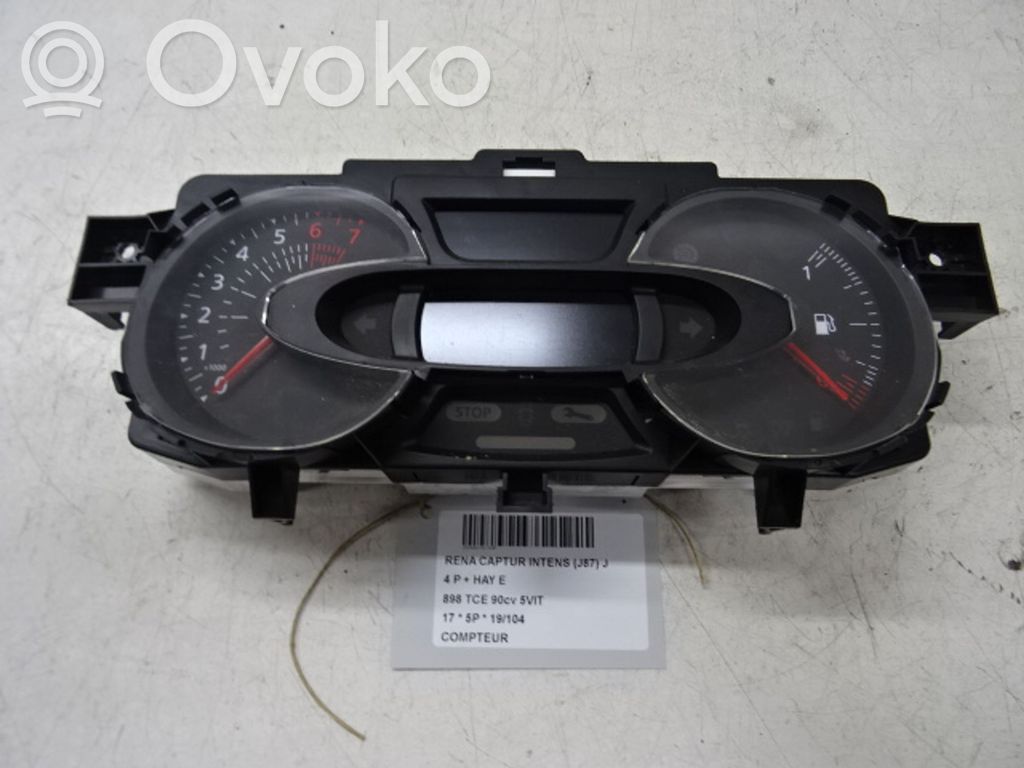 Renault Captur Speedometer (instrument cluster) 