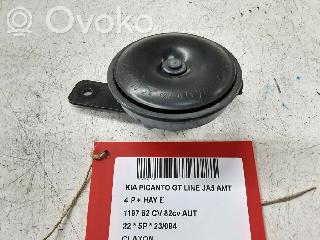 KIA Picanto Señal acústica 
