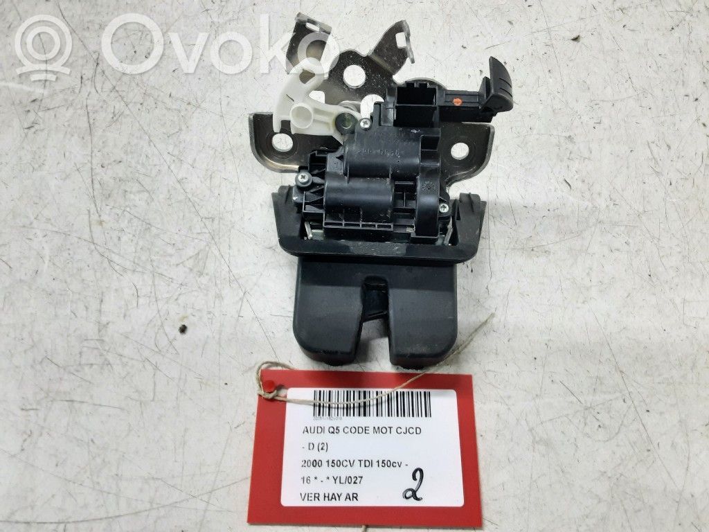 Audi Q5 SQ5 8R Serrure de loquet coffre 