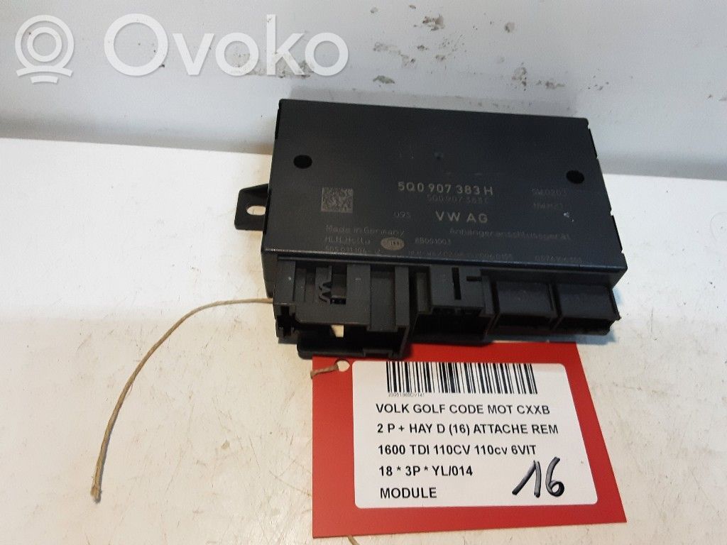 Autres unités de commande / modules   5Q0907383H,5Q0907383H