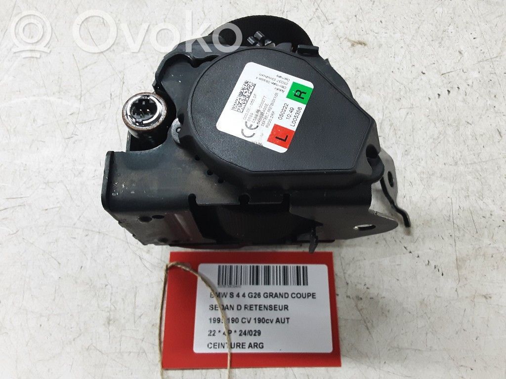BMW 4 G22 G23 G24 G26 Cinturón trasero 