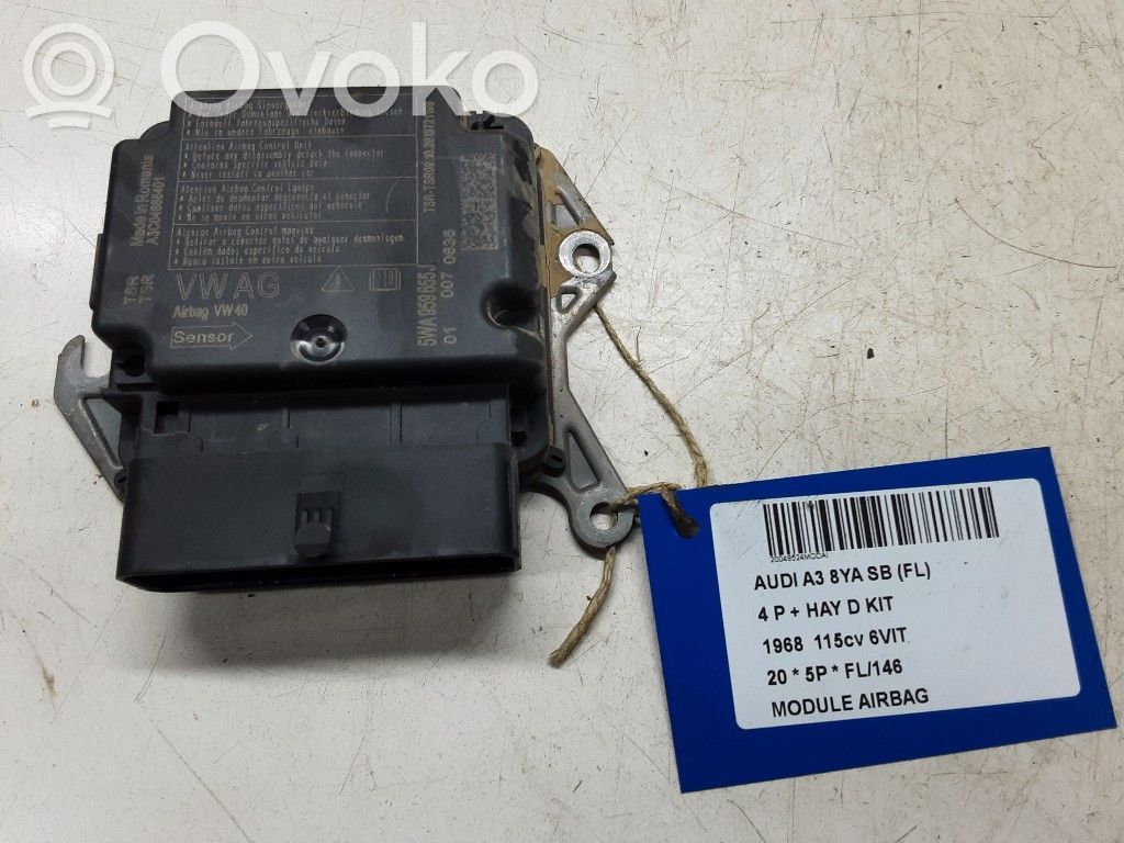 Airbag control unit/module   5WA959655J,5WA959655J
