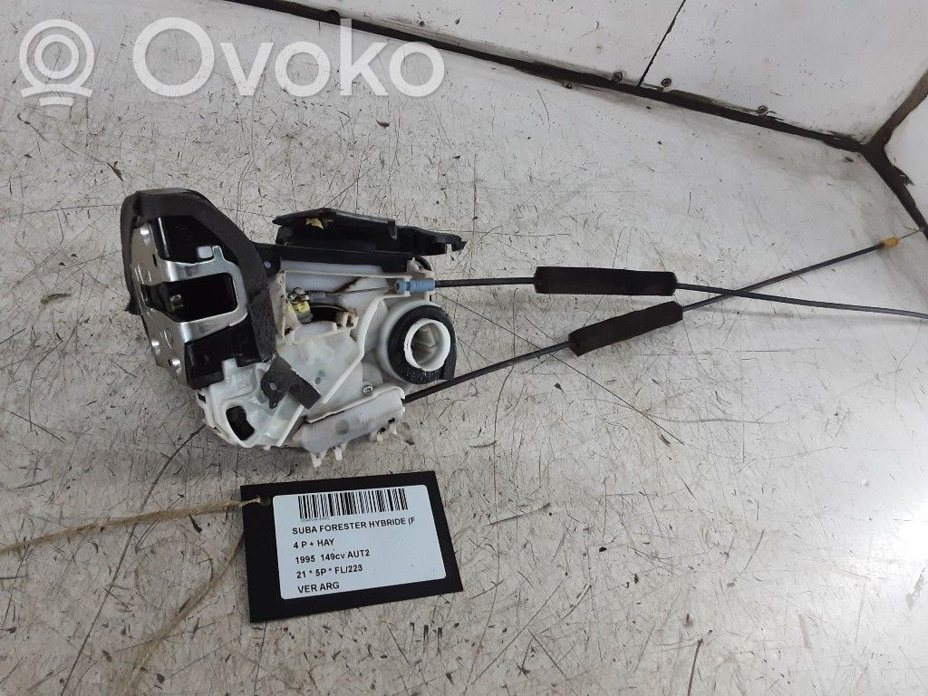 Subaru Forester SK Takaoven lukko 