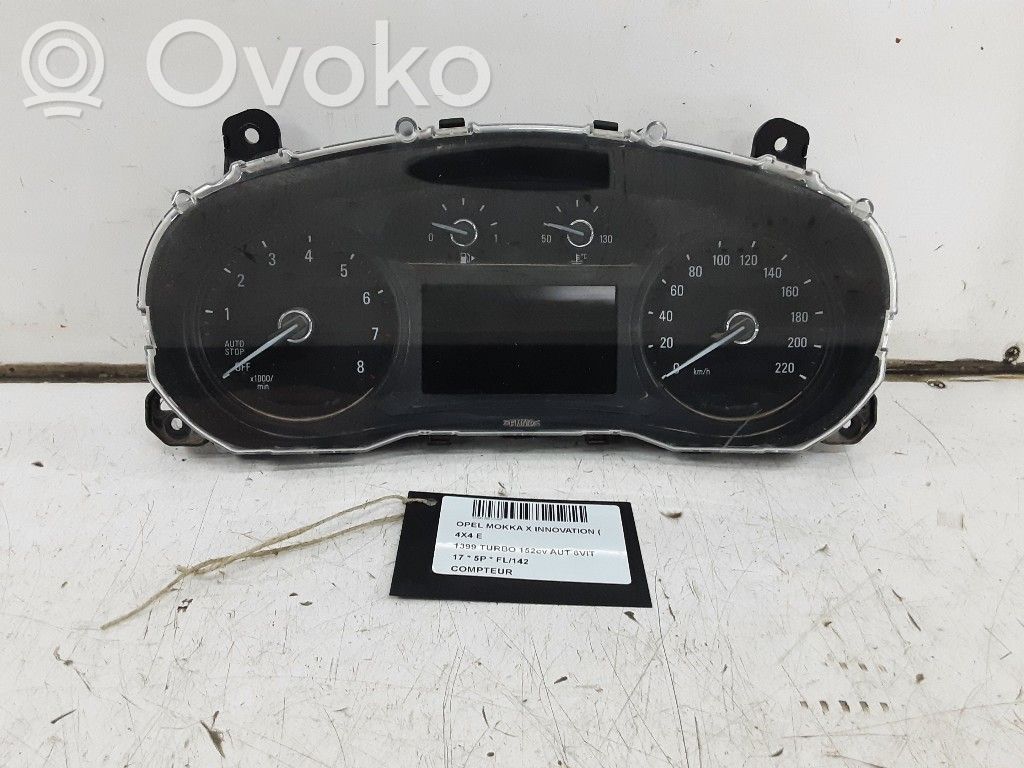 Opel Mokka X Geschwindigkeitsmesser Cockpit 