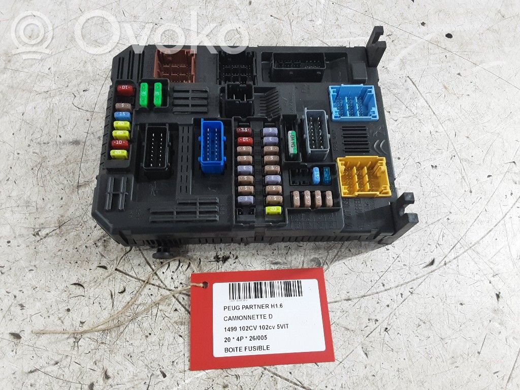 Peugeot Partner III Fuse box set 