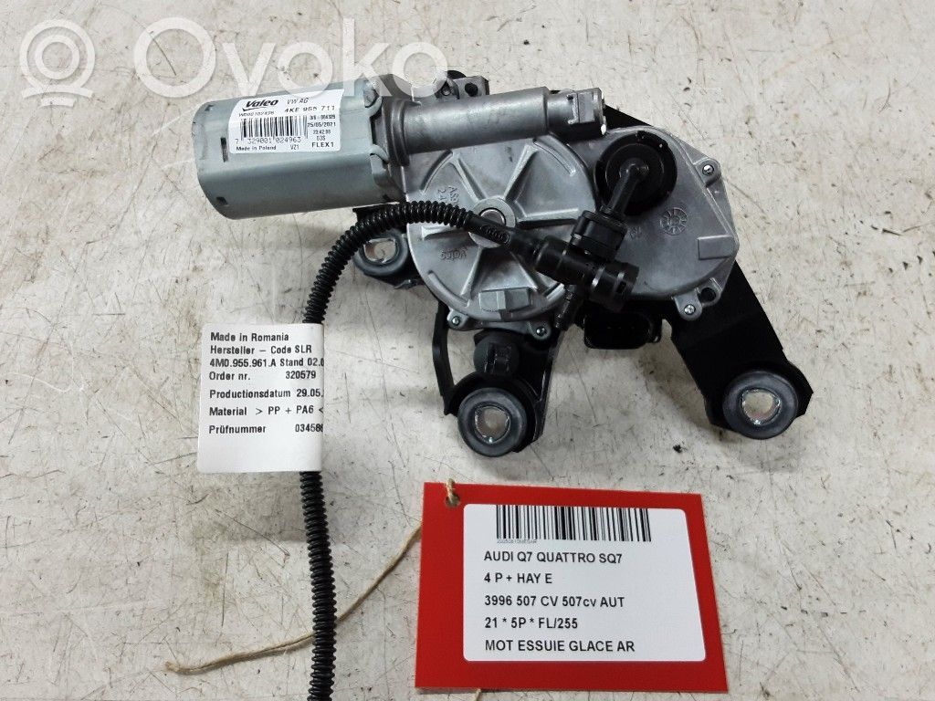 Wischermotor Heckscheibe   4KE955711,4KE955711