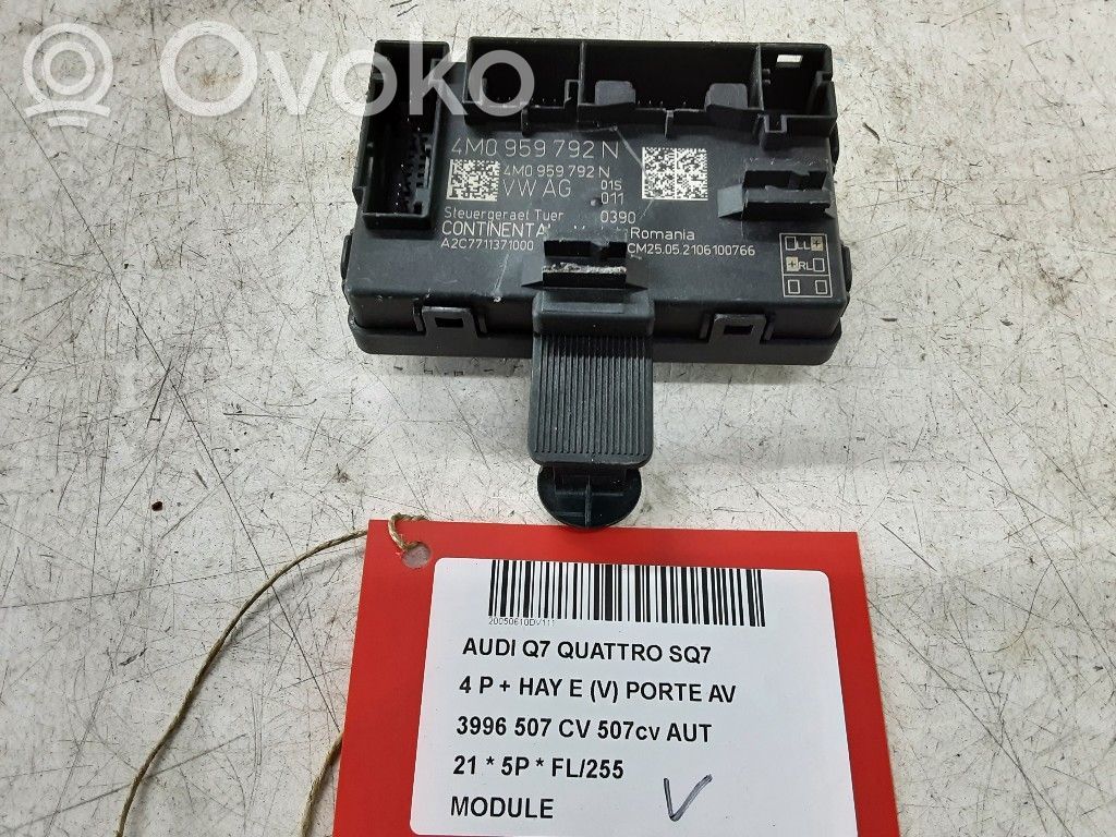 Otras unidades de control/módulos   4M0959792N,4M0959792N
