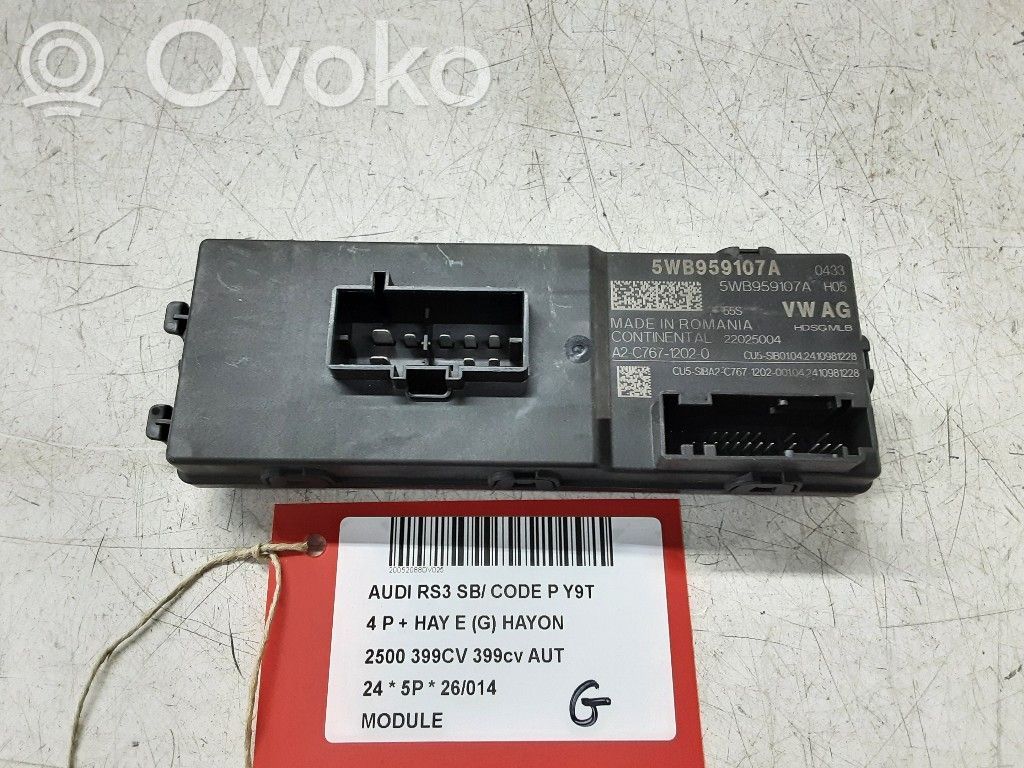 Autres unités de commande / modules   5WB959107A,5WB959107A