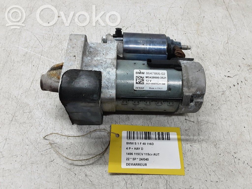 BMW 1 F40 Motor de arranque 
