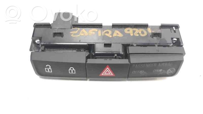 Opel Zafira C Interruttore luci di emergenza 