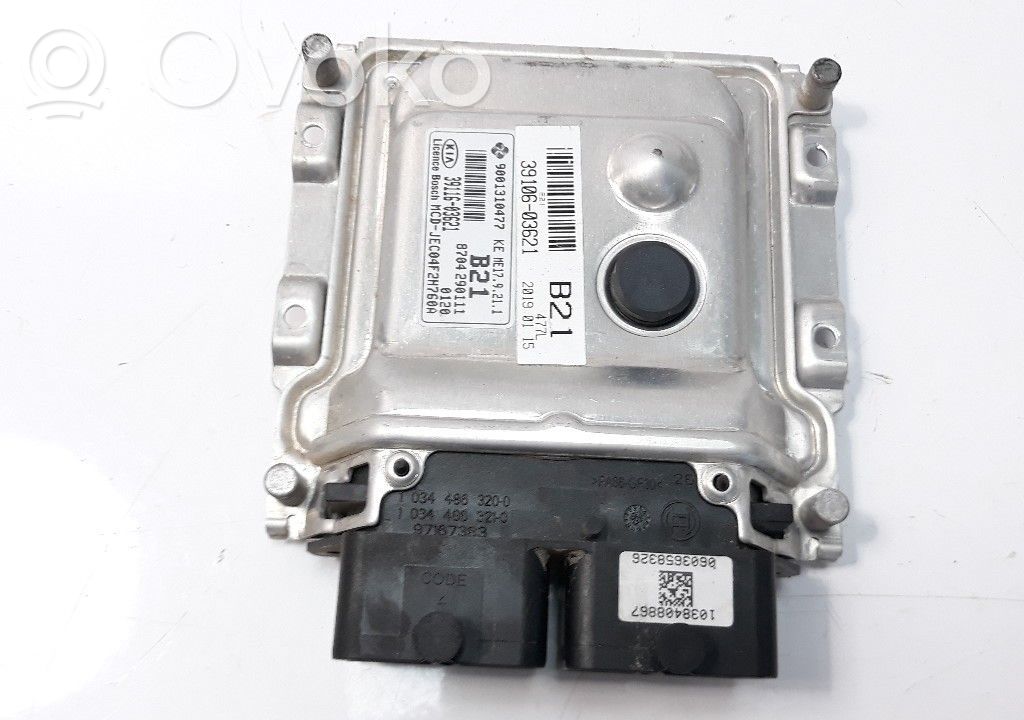 Engine control unit/module   3911603621,9001310477,8704290111