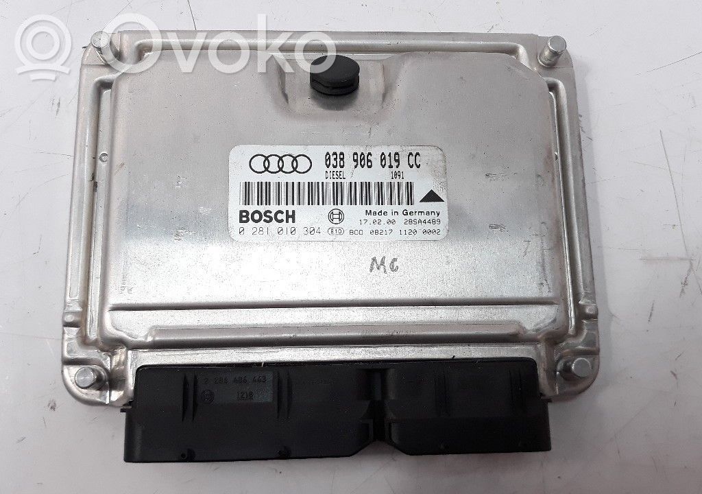 Engine control unit/module   038906019CC,0281010304
