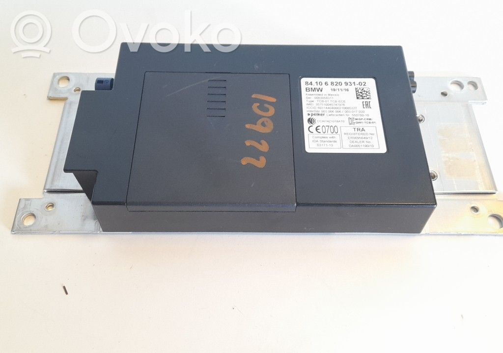 BMW 3 F30 F35 F31 Autres unités de commande / modules 
