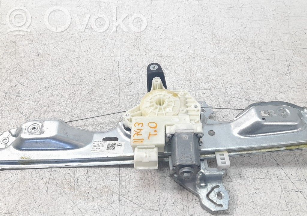 Nissan Qashqai Alzacristalli della portiera posteriore con motorino 