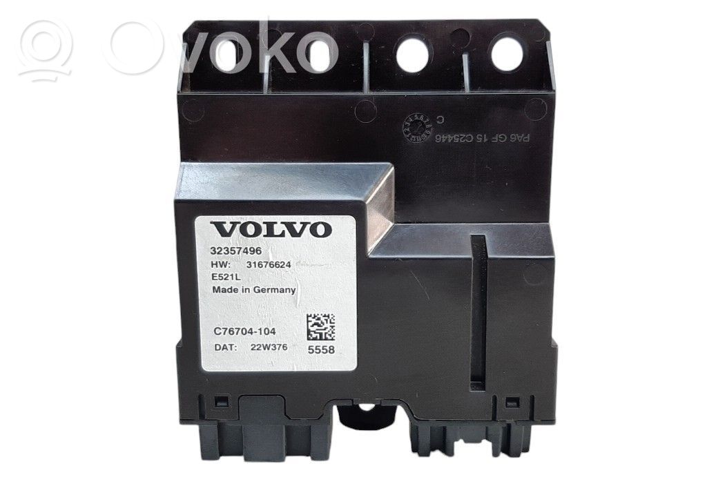 Volvo XC60 Unitate/modul de comandă închidere centralizată 