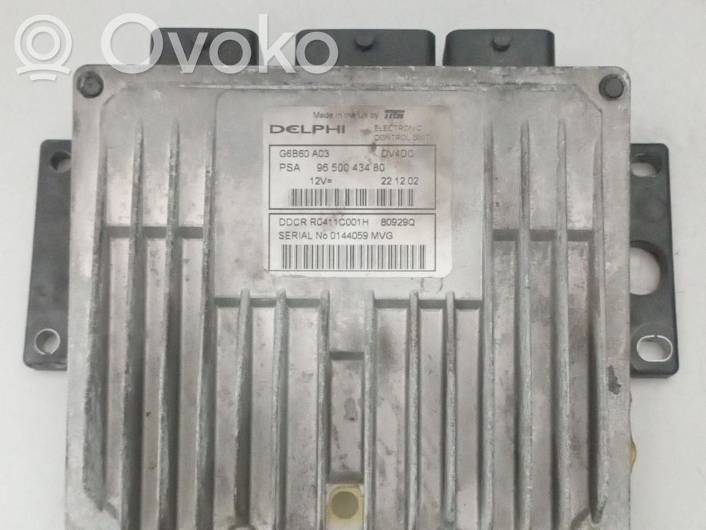 Unidad de control/módulo del motor   9650043480,9650043480