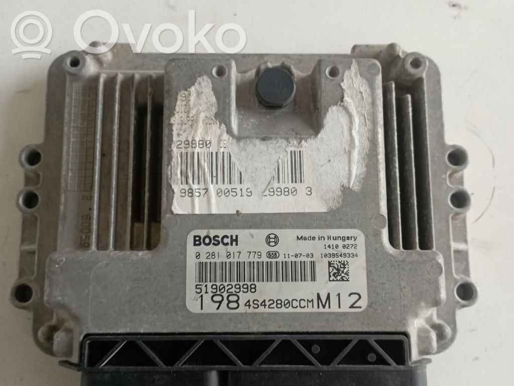 Fiat Bravo Engine control unit/module 