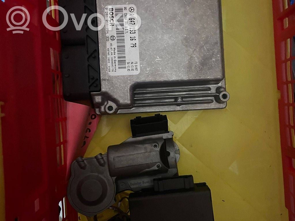 Mercedes-Benz E W211 Kit cu ECU motor și set închidere uși 