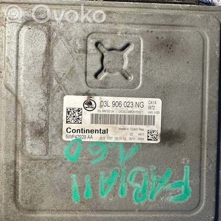 Skoda Fabia Mk2 (5J) Engine control unit/module 