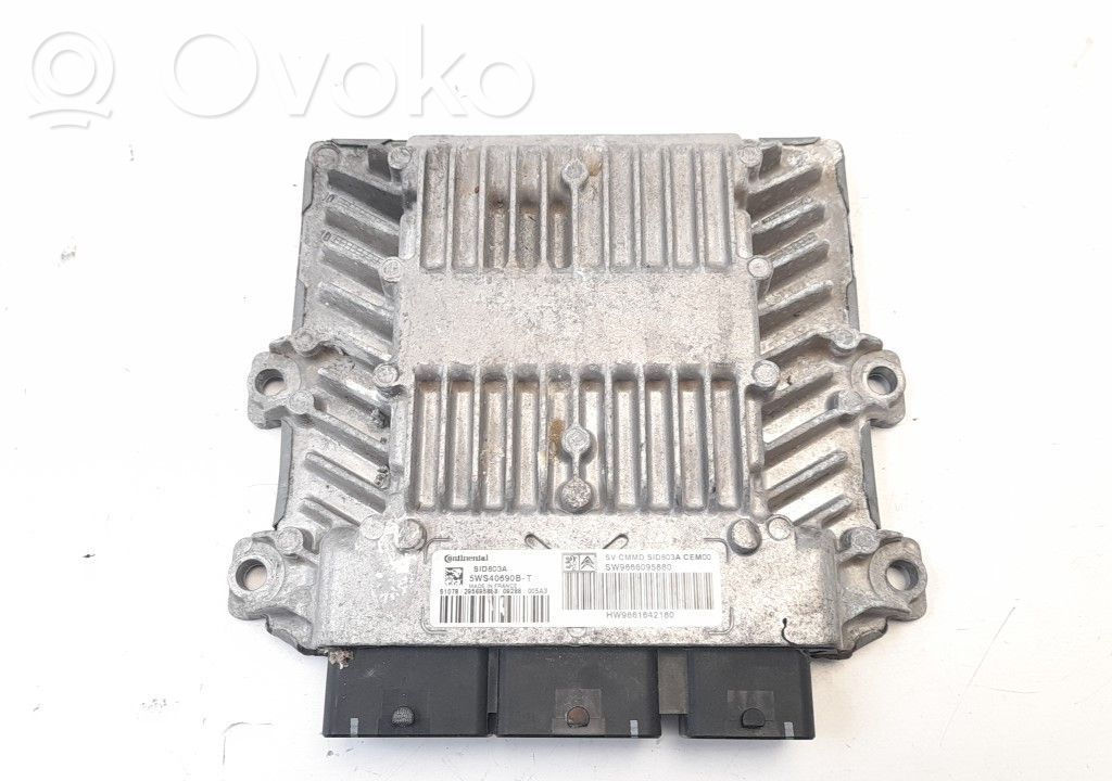 Engine control unit/module   9666095880,5WS40690BT