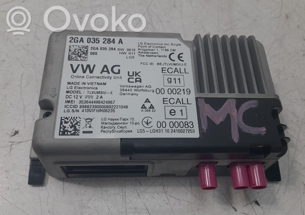 Autres unités de commande / modules   2GA035284A