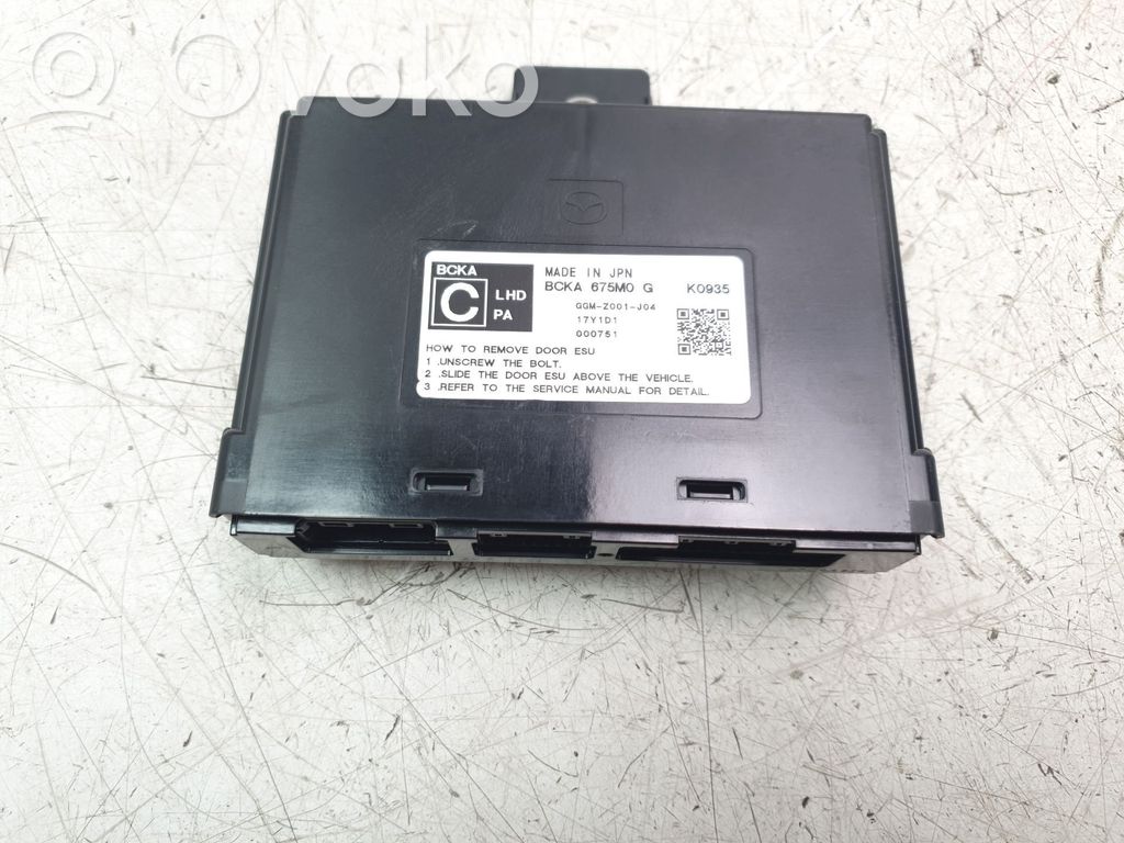 Other control units/modules   BCKA675M0G
