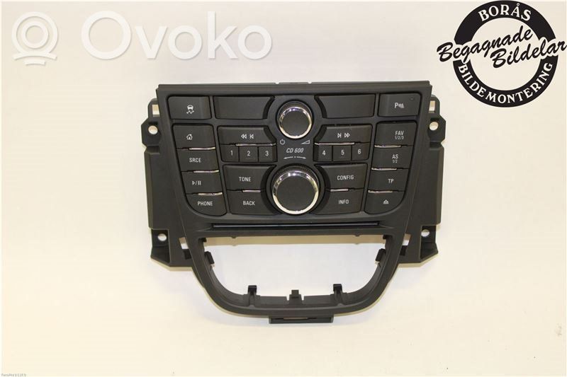 Opel Astra J Unidad delantera de radio/CD/DVD/GPS 