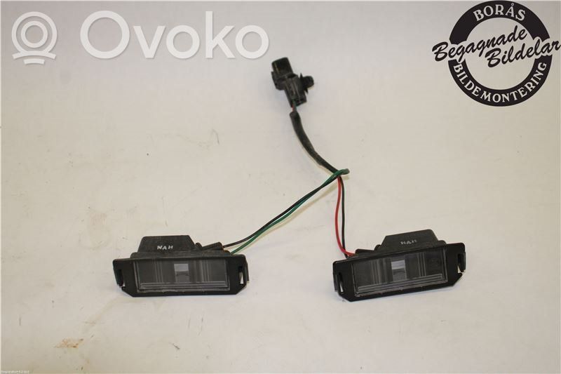 KIA Picanto Éclairage de plaque d'immatriculation 
