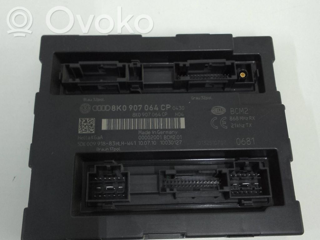 Audi A4 S4 B8 8K Comfort/convenience module 