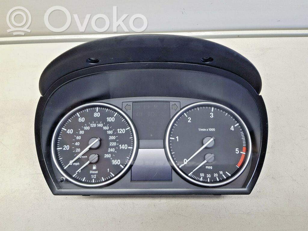 BMW 3 E90 E91 Speedometer (instrument cluster) 