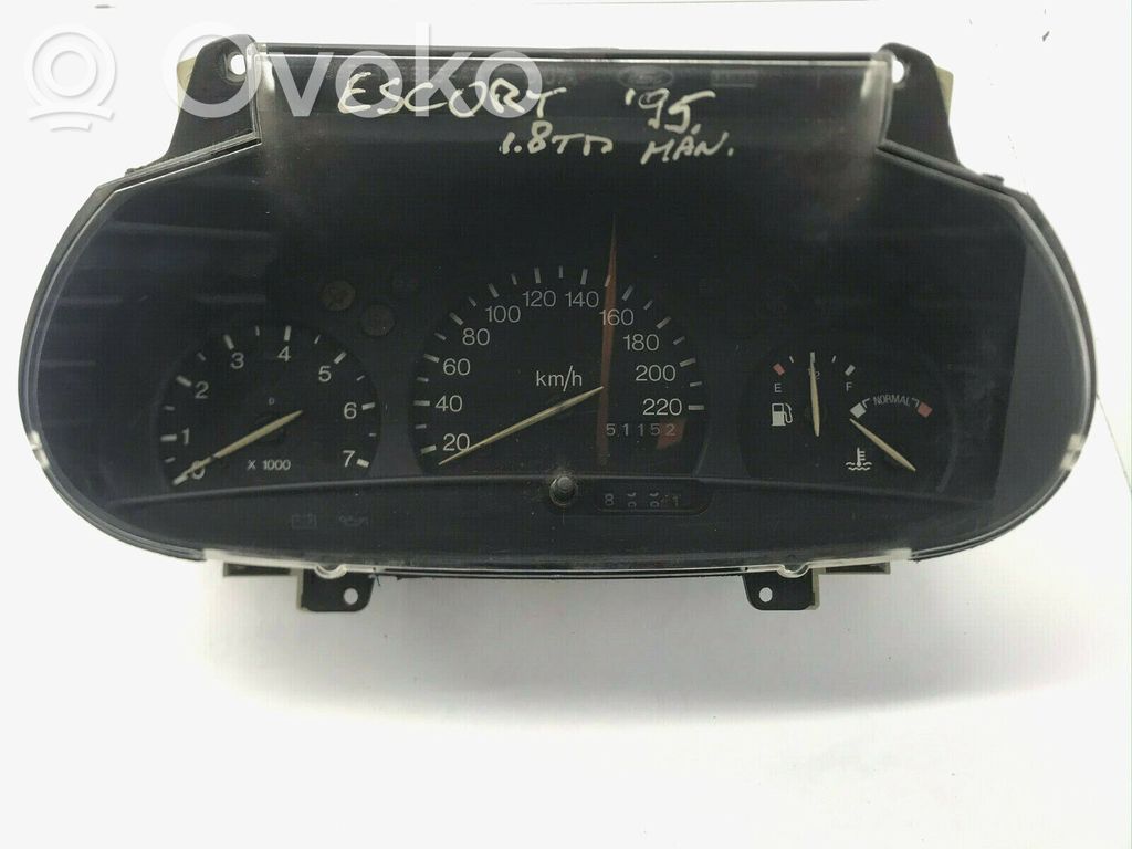 Ford Escort Speedometer (instrument cluster) 